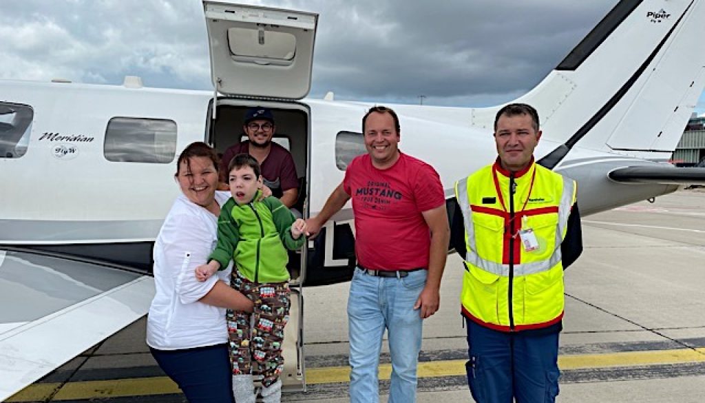 16.09.21 Rückflug Hannes Flug Hospiz