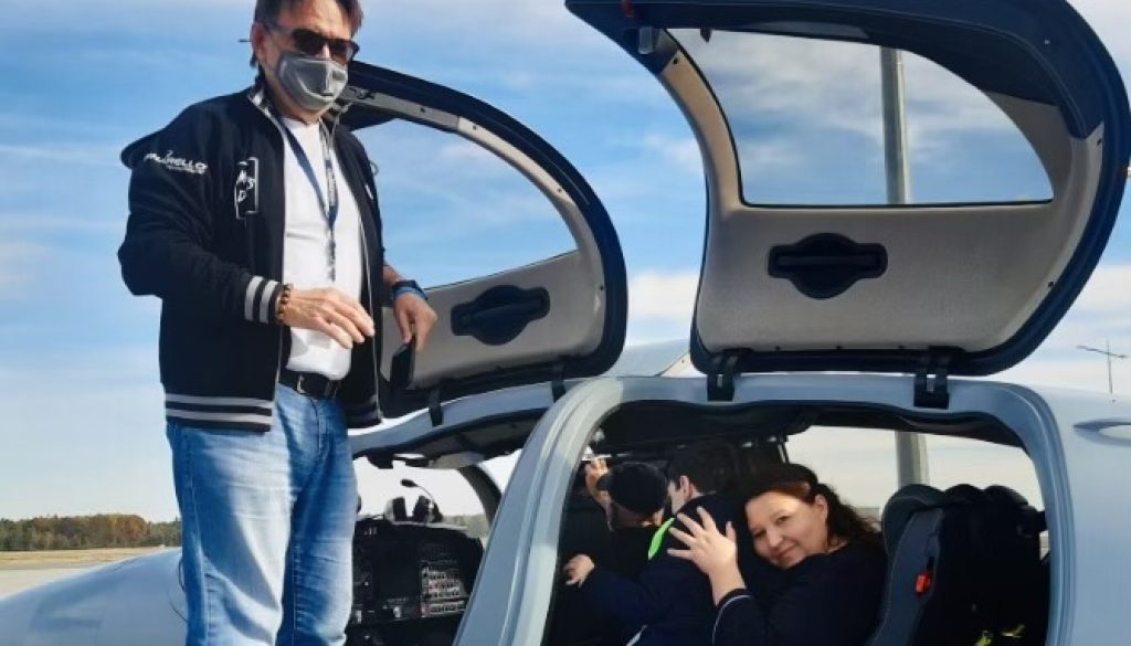 20.10.21 Flug Hannes nach Rostock