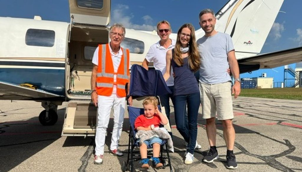 26.08.22 Rückflug Leon Pilot Offermann