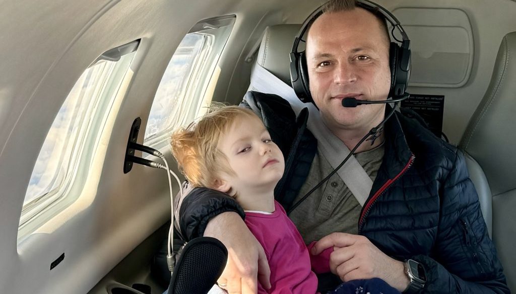 06.11.23 Ella Flug nach Salzburg Pilot Marc Staiger