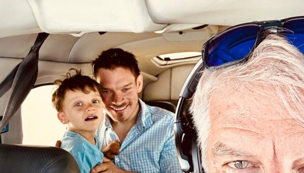 07.06.24 Flug Jannis im Flieger mit Pilot Georg Kraus