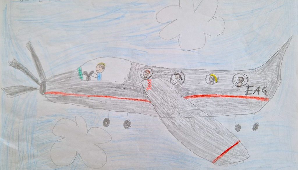 05.07.24 Flug Mariella Flugzeug gemalt